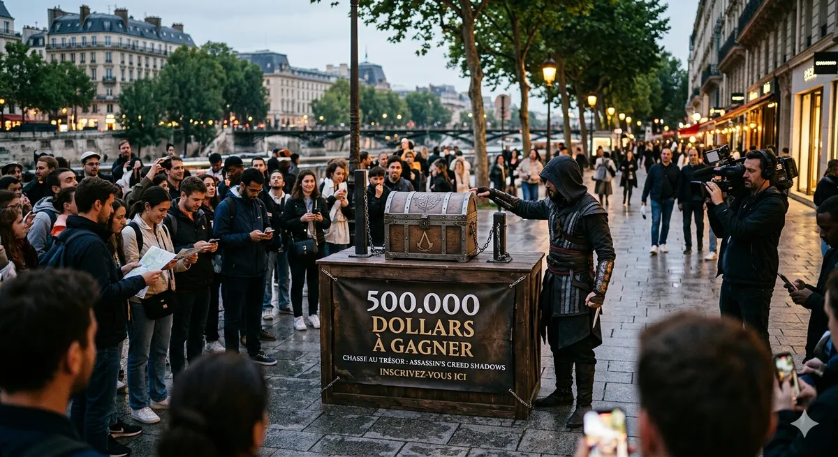 Assassin’s Creed : Ubisoft lance une chasse au trésor de 500 000 dollars dans la vie réelle